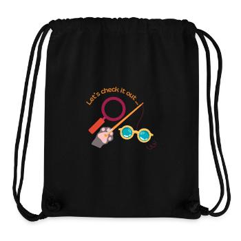 Let's check it out - Stanley/Stella recycelter Gym Bag - Schwarz - Vorne