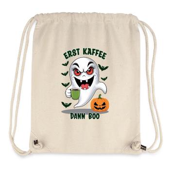 Evil spirit with coffee - Stanley/Stella Recycled Gym Bag - natural - Front