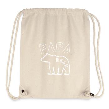 Papa Bear - Stanley/Stella Recycled Gym Bag - natural - Front