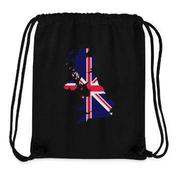 Great Britain - Stanley/Stella Recycled Gym Bag - black - Front