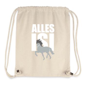 ALLES ISI - Stanley/Stella recycelter Gym Bag - Naturweiß - Vorne