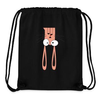 Bunny Ups - Stanley/Stella recycelter Gym Bag - Schwarz - Vorne