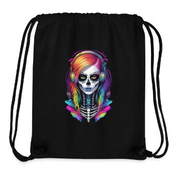 Halloween - Rock & Regenbogen - Stanley/Stella recycelter Gym Bag - Schwarz - Vorne