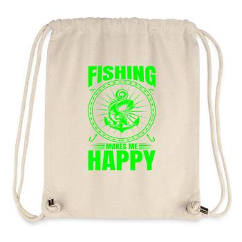 fisch, fisch, angeln, see, meer, angeln, fauna, exotisch - Stanley/Stella recycelter Gym Bag - Naturweiß - Vorne