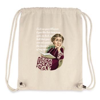 Virginie Woolf - Sac à cordon recyclé Stanley/Stella - blanc naturel - Devant