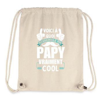 Really Cool Grandpa T-Shirt - Stanley/Stella Recycled Gym Bag - natural - Front