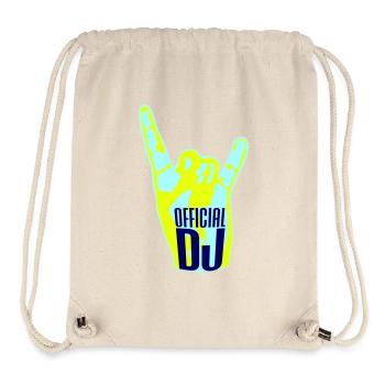 Officiel DJ Music Heavy Metal Horns Geste de la main - Sac à cordon recyclé Stanley/Stella - blanc naturel - Devant