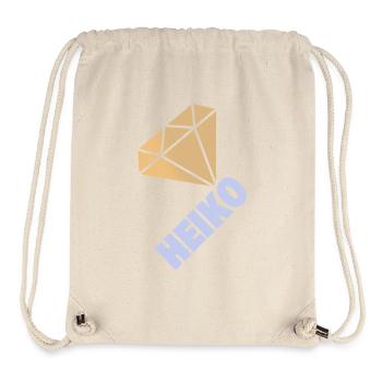 Gift for Heiko - Stanley/Stella Recycled Gym Bag - natural - Front
