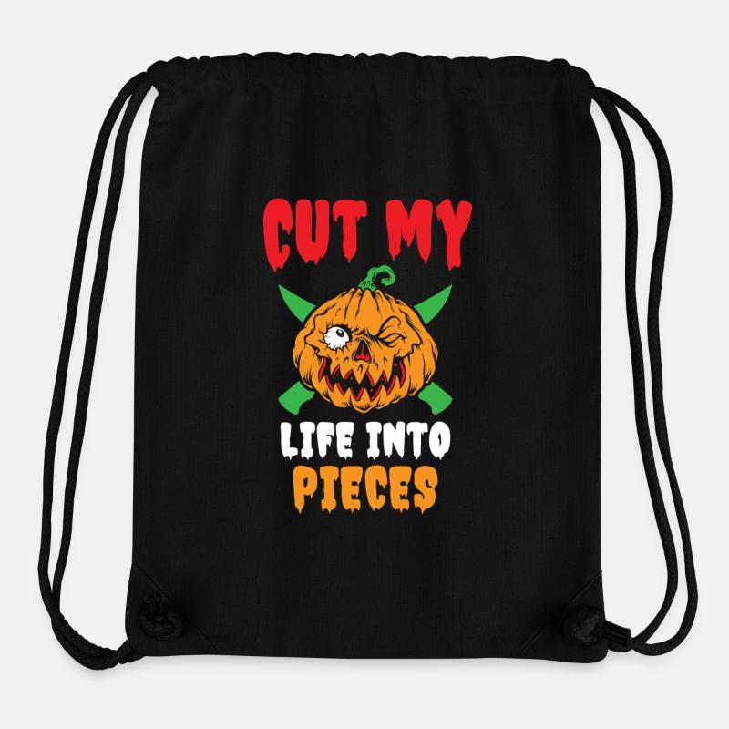 Cut My Life Into Pieces Halloween - Stanley/Stella recycelter Gym Bag - Schwarz