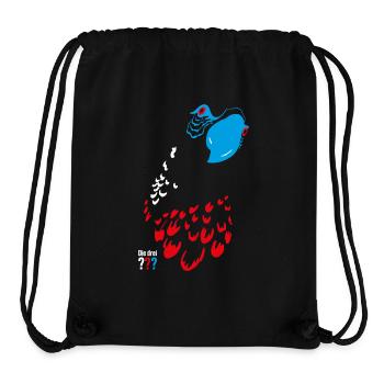 Die Drei ??? Blacky-Design - Stanley/Stella recycelter Gym Bag - Schwarz - Vorne