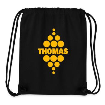 Thomas als Thomas - Stanley/Stella recycelter Gym Bag - Schwarz - Vorne