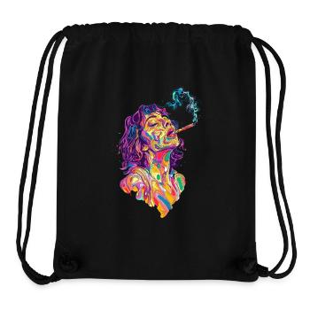Psychedelic Magic Rave - Stanley/Stella Recycled Gym Bag - black - Front