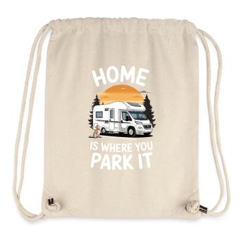 Home is where you Park It - Stanley/Stella Recycled Gym Bag - natural - Front