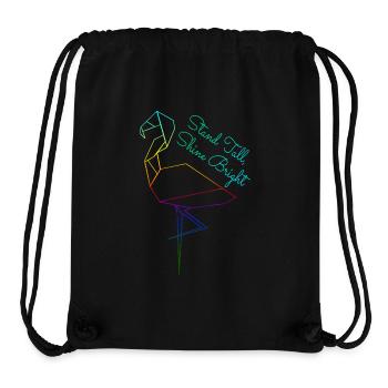 Stand Tall, Shine Bright - Stanley/Stella recycelter Gym Bag - Schwarz - Vorne