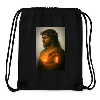 Risen Savior at Dawn - Stanley/Stella Recycled Gym Bag - black - Front