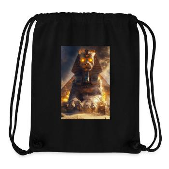 Awakened Sphinx of Fire - Stanley/Stella Recycled Gym Bag - black - Front