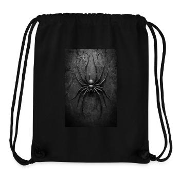 Black Widow Style Spider Art - Stanley/Stella Recycled Gym Bag - black - Front