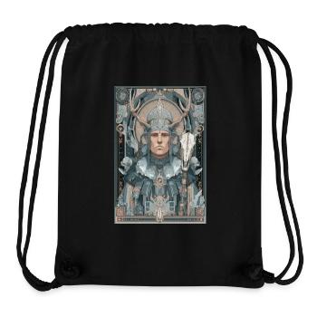 Geweih-Krieger Jugendstil - Stanley/Stella recycelter Gym Bag - Schwarz - Vorne
