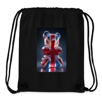 Union Jack Gummibärchen - Stanley/Stella recycelter Gym Bag - Schwarz - Vorne
