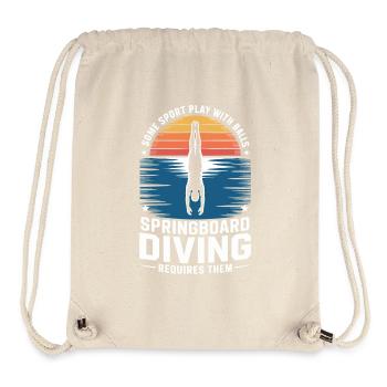 Diving diving board - Stanley/Stella Recycled Gym Bag - natural - Front