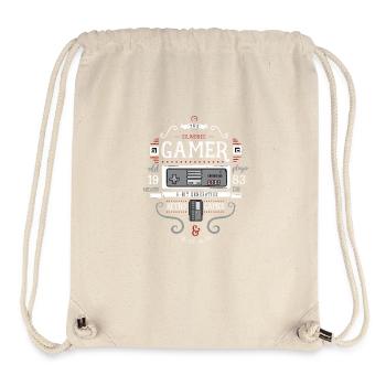 Game Nerd 80er Retro 8bit Spielkonsole pc alt fun - Stanley/Stella recycelter Gym Bag - Naturweiß - Vorne