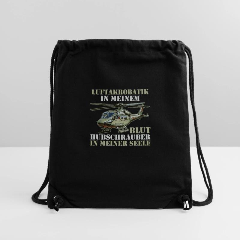Pilot Helicopter Helicopter Stanley/Stella Recycled Gym Bag