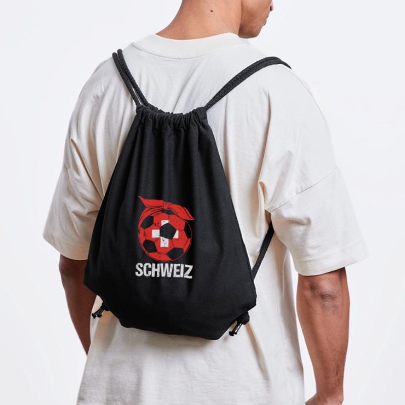 Schweizer Mama Mutter Schweiz Stanley/Stella recycelter Gym Bag
