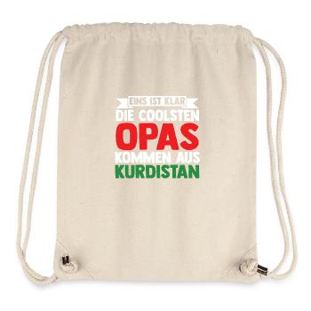 Kurds Grandpa Grandfather Kurdistan - Stanley/Stella Recycled Gym Bag - natural - Front