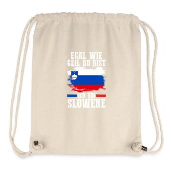 Slowenen Slowenien - Stanley/Stella recycelter Gym Bag - Naturweiß - Vorne