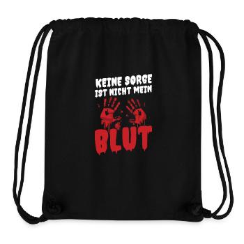 Halloween Costume Blood Smeared - Stanley/Stella Recycled Gym Bag - black - Front