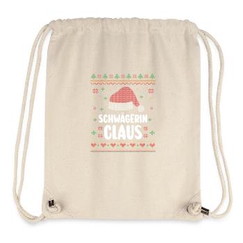 Weihnachten Weihnachtsmann Schwägerin Claus - Stanley/Stella recycelter Gym Bag - Naturweiß - Vorne