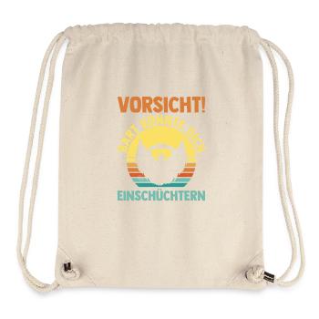 Bärtig Bartträger Bart - Stanley/Stella recycelter Gym Bag - Naturweiß - Vorne