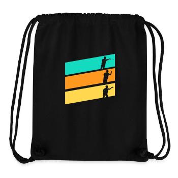 Darts player Darts - Stanley/Stella Recycled Gym Bag - black - Front