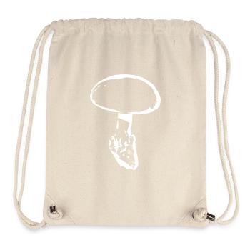 Mushroom white, mushroom picking - Stanley/Stella Recycled Gym Bag - natural - Front