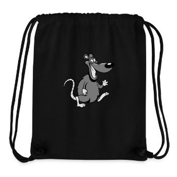 rat sweet hello dear - Stanley/Stella Recycled Gym Bag - black - Front