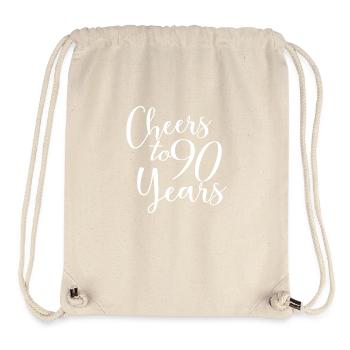 Prost auf 90 Jahre 90. Geburtstag - Stanley/Stella recycelter Gym Bag - Naturweiß - Vorne