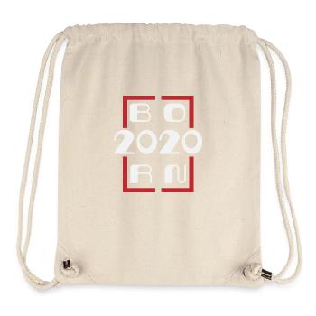 Born in 2020 - Anniversary 2020 - Stanley/Stella Recycled Gym Bag - natural - Front
