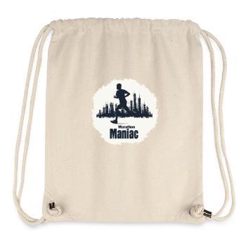 Stadtbild Marathonläufer - Stanley/Stella recycelter Gym Bag - Naturweiß - Vorne