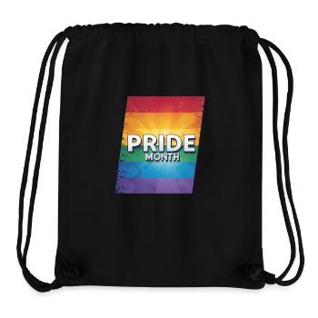 LGBTQ Pride Month - Stanley/Stella recycelter Gym Bag - Schwarz - Vorne