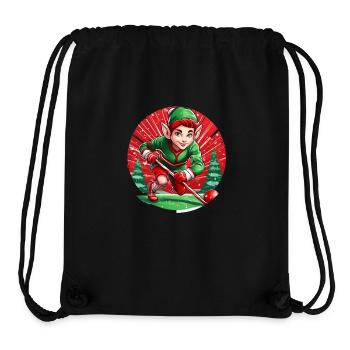 Weihnachtself Feldhockey - Stanley/Stella recycelter Gym Bag - Schwarz - Vorne