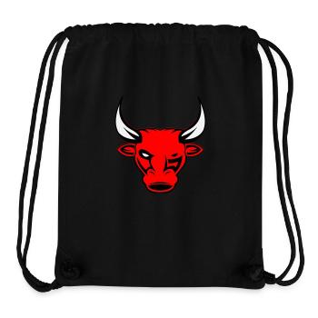 stier bulle - Stanley/Stella recycelter Gym Bag - Schwarz - Vorne