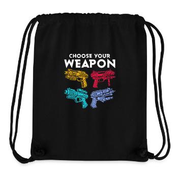 Choose Your Weapon Squirt Gun Summer Water Fun - Stanley/Stella Recycled Gym Bag - black - Front