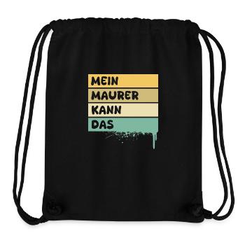 Occupation: Bricklayer - Stanley/Stella Recycled Gym Bag - black - Front