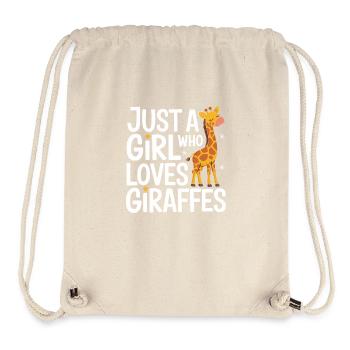 Giraffe Animal Africa Giraffes - Stanley/Stella Recycled Gym Bag - natural - Front
