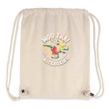 Witziges Muay Thai Sprüche-Design - Stanley/Stella recycelter Gym Bag - Naturweiß - Vorne