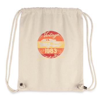 1983 Vintage, Limited Edition - Stanley/Stella Recycled Gym Bag - natural - Front