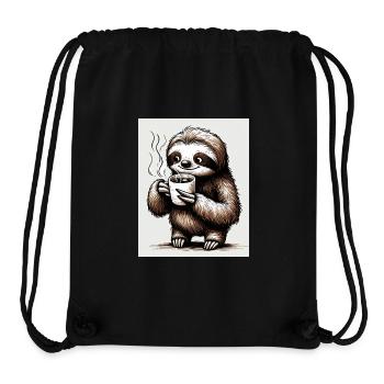 Kaffauli - Stanley/Stella recycelter Gym Bag - Schwarz - Vorne