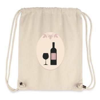 wein - Stanley/Stella recycelter Gym Bag - Naturweiß - Vorne
