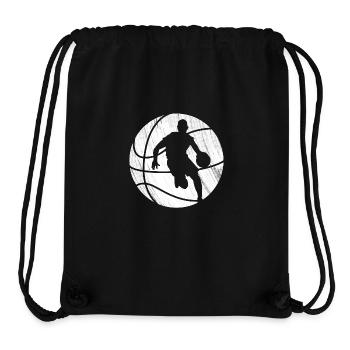 Basketball - Dunks, Dribble and Slams - Stanley/Stella Recycled Gym Bag - black - Front