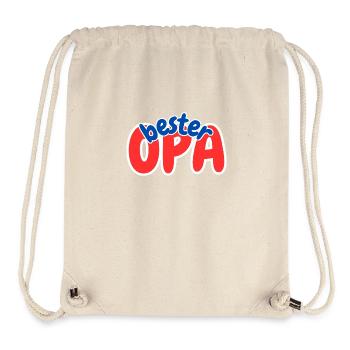 Best Grandpa - Stanley/Stella Recycled Gym Bag - natural - Front